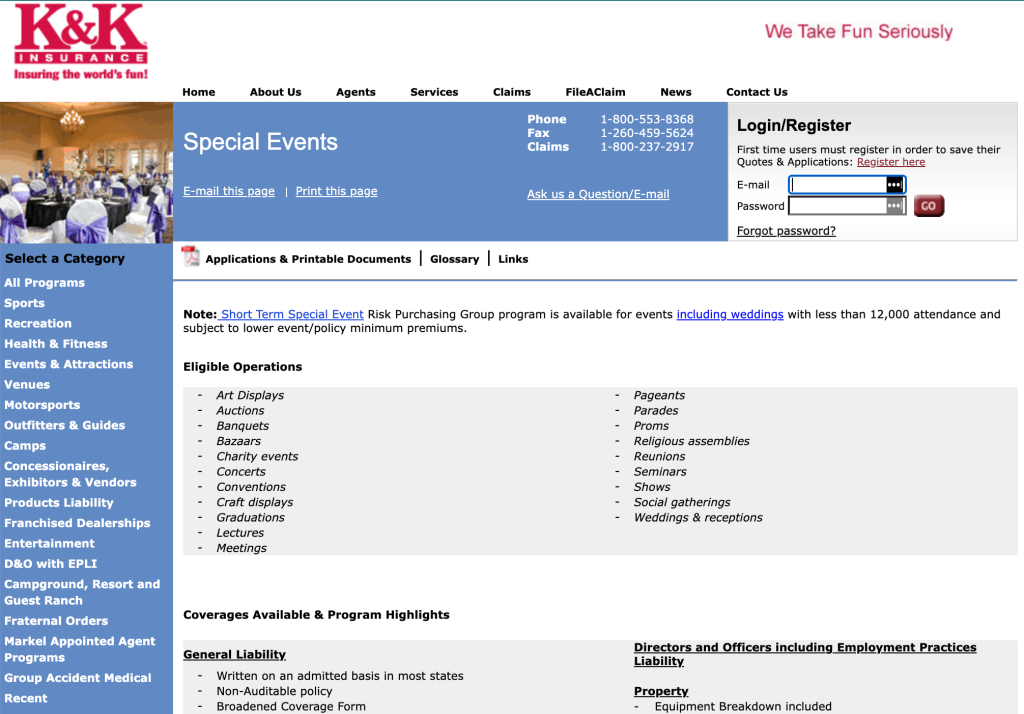 K&K Event Insurance