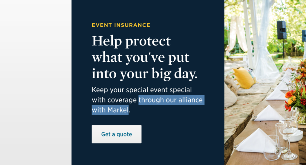 USAA Wedding Insurance